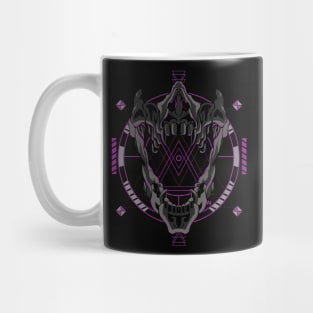 skull head angry Mug